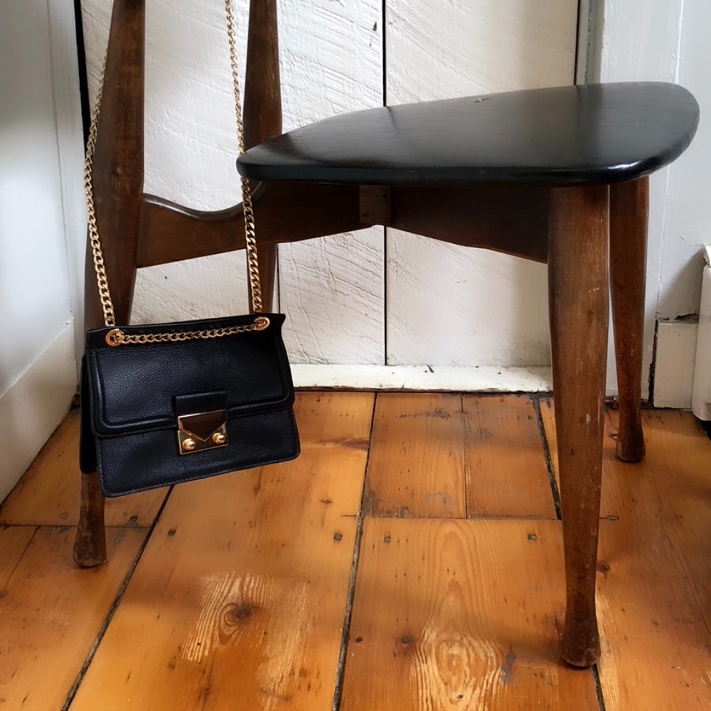 H&M Premium Quality Leather Black Small Crossbody Bag